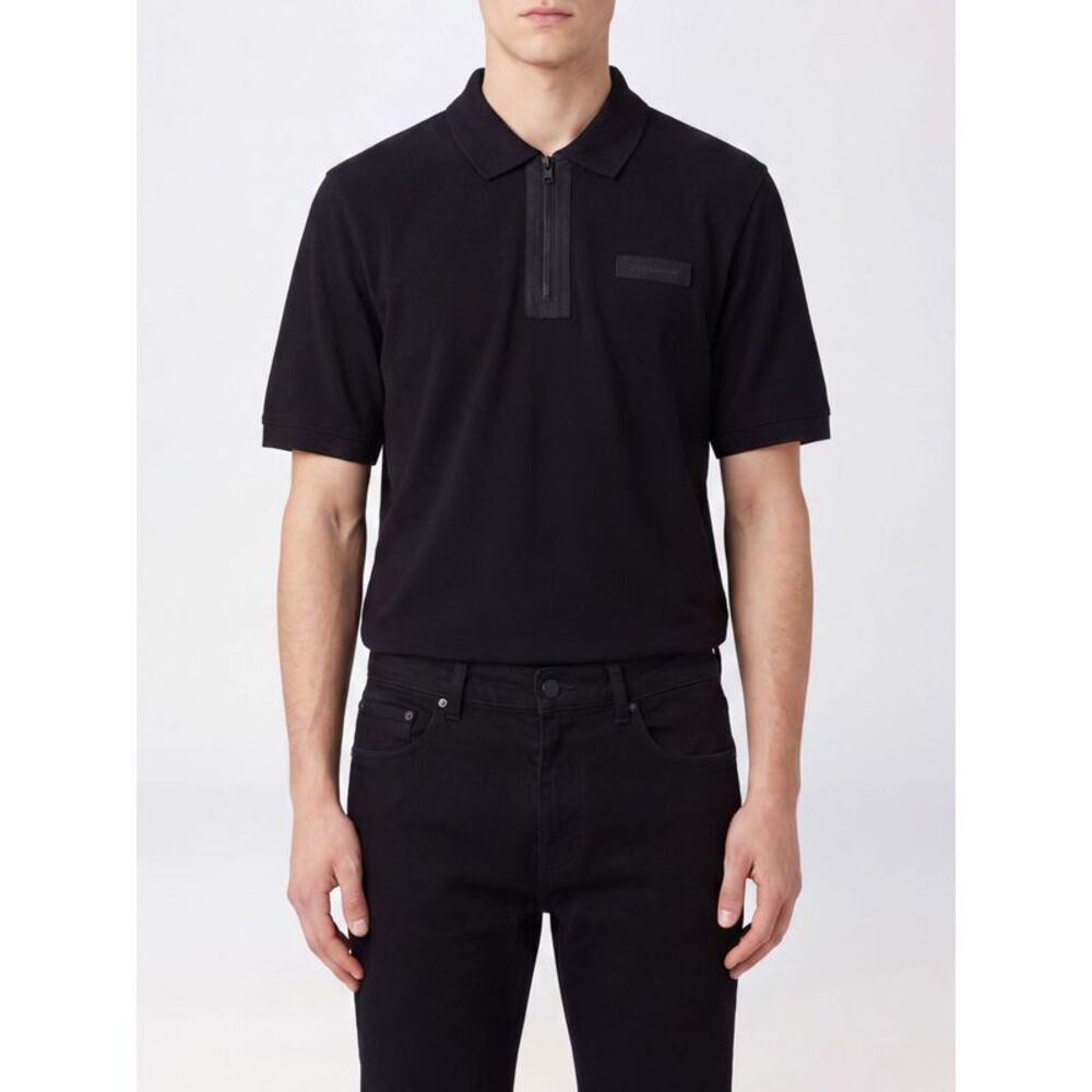 Maison Kitsune Polo Shirt Men Black